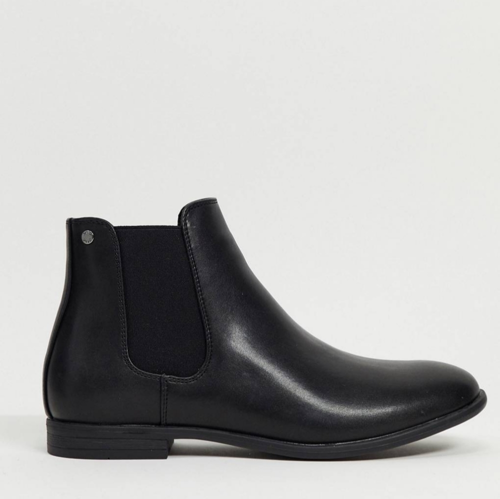 Jack & Jones Black Chelsea Boot Unworn Size 10